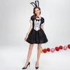 Cute Rabbit Costume For Halloween And Easter Featuring Cozy Polyester Fabric Ideal For Cosplay