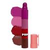SUGAR POP 4 в 1 Складной набор помад-стиков Satin Matte Lipstick Компактный Многофункциональный набор косметических ручек Для женщин 6,4 г Набор из 1 шт.