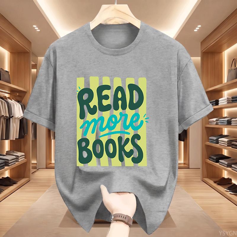 Read More Books Tshirt Unisex Ladies Book Lover Trendy Stripes Bookish Graphic Tee Casual Short Sleeve Printed Tshirts Clothing