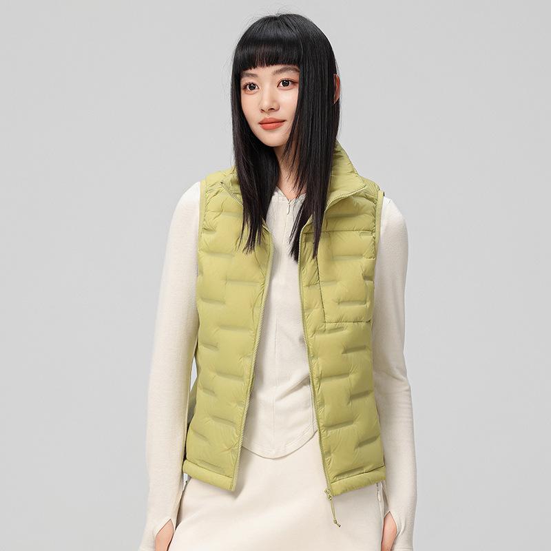 Unisex High-End Lightweight Down Vest, Outdoor Sports, 90% White Duck Down Jacket.