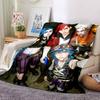 1Pc Fantasy Group Portrait Blanket Soft Throw Blanket For Home Bedroom Bed Sofa Travel Office Solid Christmas Blanket