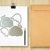 Металлические DIY формы для тиснения Милый цыпленок Трафарет для тиснения Вырубные штампы для альбома Бумажных открыток Скрапбукинга Прочные