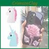Cute 3d Unicorn Cartoon Horse Rubber Case Cover Mobile Phone Iphone Supplies
