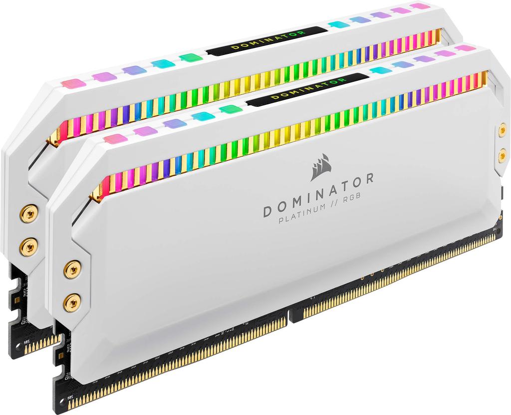 Corsair Dominator Platinum RGB DDR4 32 ГБ 3600 МГц C18 настольная память Ultra Bright CAPELLIX RGB запатентованная CORSAIR DHX Wide Intel XMP White (2x16 ГБ) (12