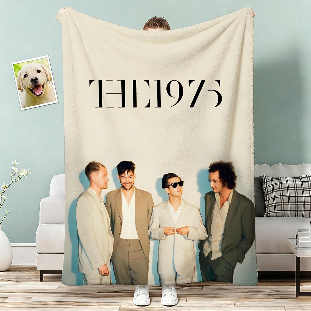 The1975 Легкий плед из фланели 240 г Мягкий, приятный для кожи, для летнего охлаждения