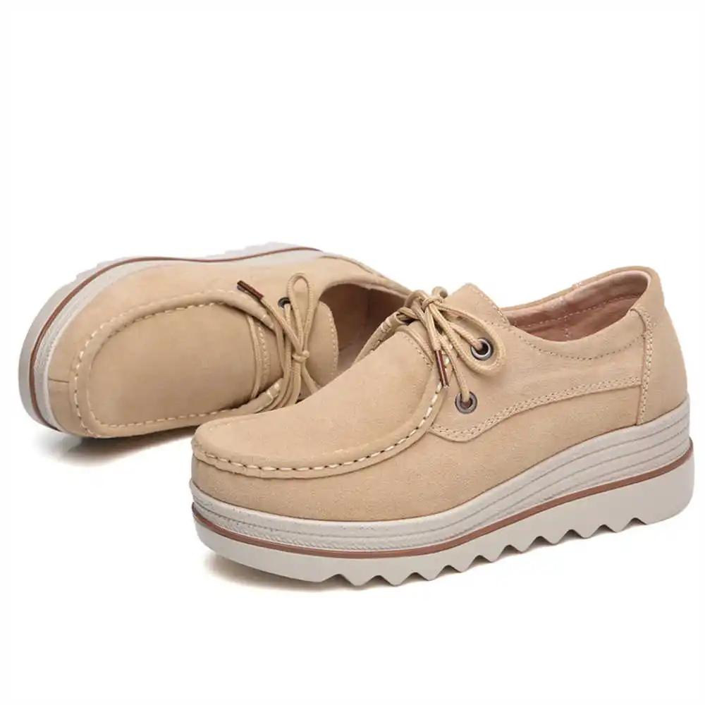 Fashion Laced Lace-up Women Shoes Flat Vulcanize Granny Flat Basketball Sneakers Woman Sports Top Sale Promo Upper Cheaper