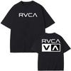 RVCA T Shirt Black Tee Summer Cotton Tshirt Summer Short Sleeve Fashion Men Women Design Brand Tshirt Top Streetwear Clothes