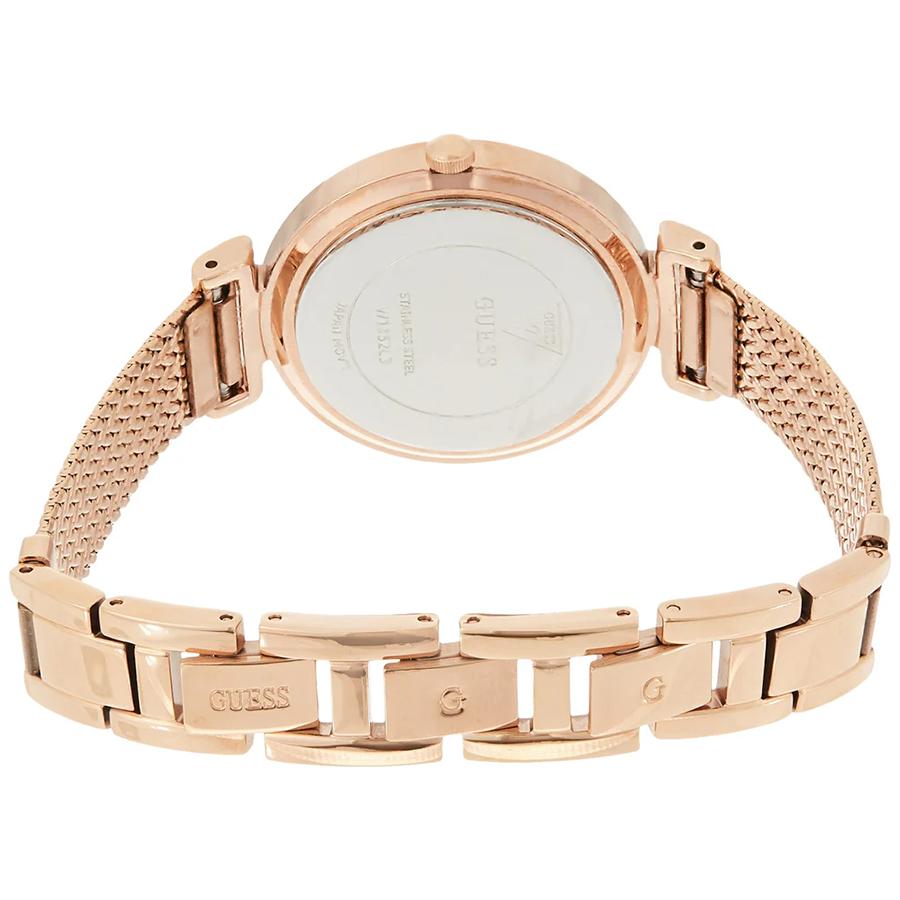 Guess Женские кварцевые часы из нержавеющей стали цвета розового золота - W1152L3