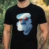 T-Shirt Herren Yeti mit Sonnenbrille Motiv Baumwolle Größe XS bis 5XL