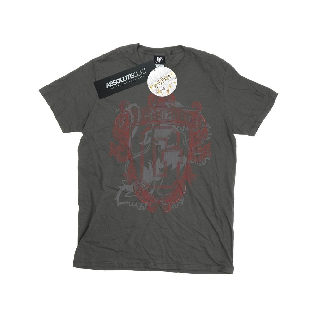 Harry Potter Mens Gryffindor Lion Crest T-Shirt