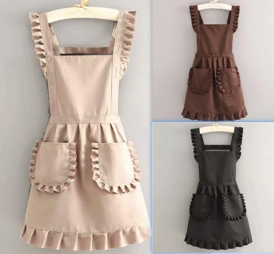 Household Apron, Kitchen Cooking Apron, Pocket Apron