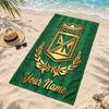 Atletico Nacional Custom Name Beach towels also serve as bath towels summer essential a musthave for the outdoors the beach and the pool