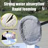 Curved Rod Car Wash Mop Soft Bristle Three-section Telescopic Degree Car Wash Strong Absorption 90 Water Brush Rotation P1Q1