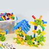 80/100/200Pcs Kids Pipe Building Block Toy Fine Motor Skills Colorful Tube Block Construction Toy Toddlers Boys Girls Educational DIY Block