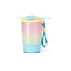 Leak-Proof Vacuum Straw Cup Cartoon Coffee Cup Portable Double Drink Insulated Cup  Daily Use