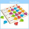 Matching Fish Wooden Toy Children Logic Skills Early Education Game Interactive