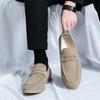 Fashion Spring New Classic Suede Loafers Men Casual Shoes Luxury Brand Mens Breathable Slip On Driving Shoes Nubuck Leather Moccasins