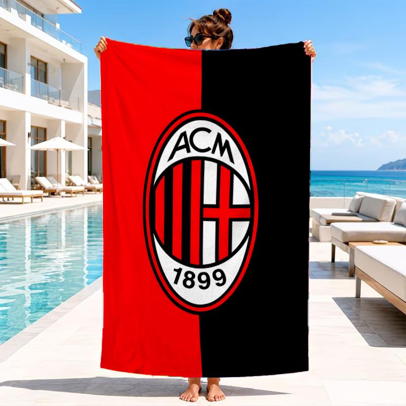 1909 Football Club Beach Towel, Microfiber Beach Towel, Perfect For Pool, Beach, Travel, Home Decor Beach Party Fan gifts