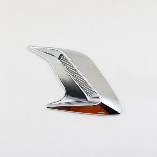 For Car Body Side Trim Parts Decoration Air Vent Inlet 2pc Accessories Universal