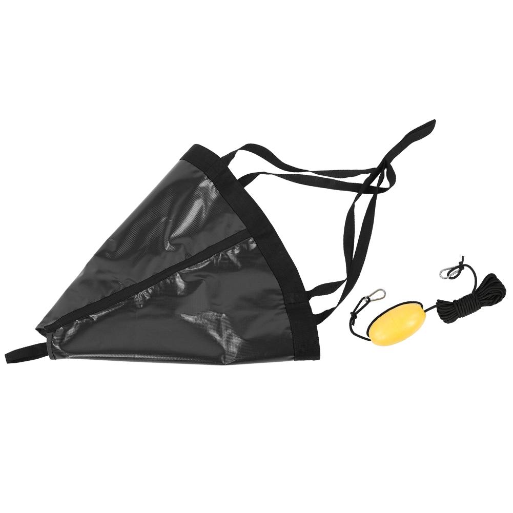 24-дюймовый портативный комплект буя для якоря лодки, аксессуар для яхты, резиновой лодки, каяка, рыболовной лодки, черный