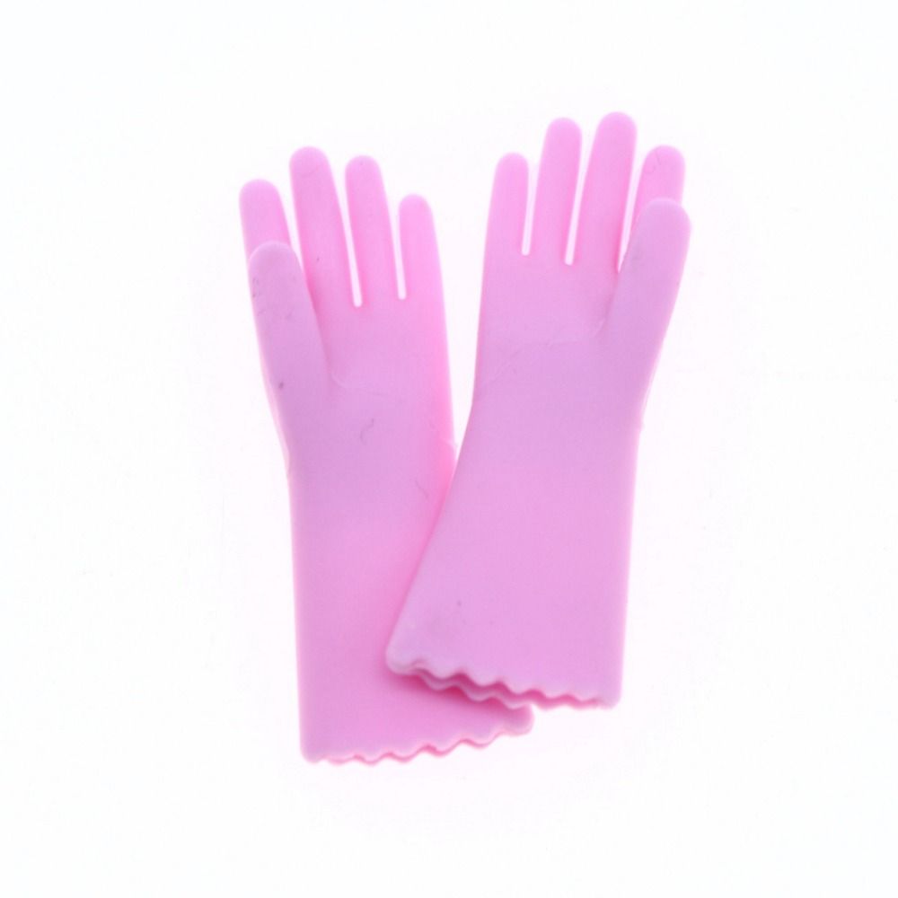 Аксессуары для кукол Кукольный домик Перчатки Масштаб 1/12 Миниатюрная пекарская перчатка Миниатюрные перчатки для уборки Универсальные