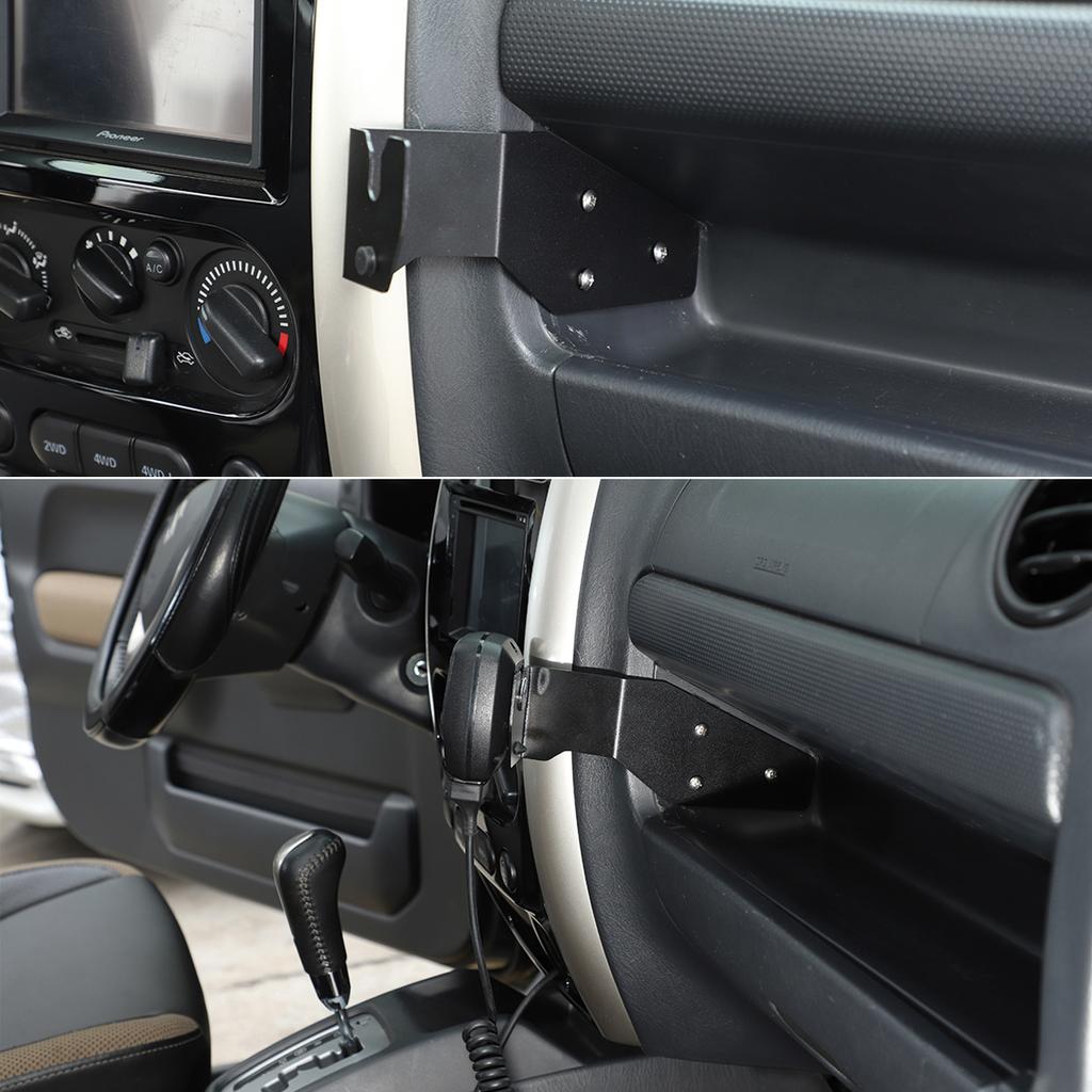 Автомобильная подставка для рации для Suzuki Jimny 2007-2017, зажим для мобильного телефона, держатель кронштейна, держатель радиоприемника, интерьер