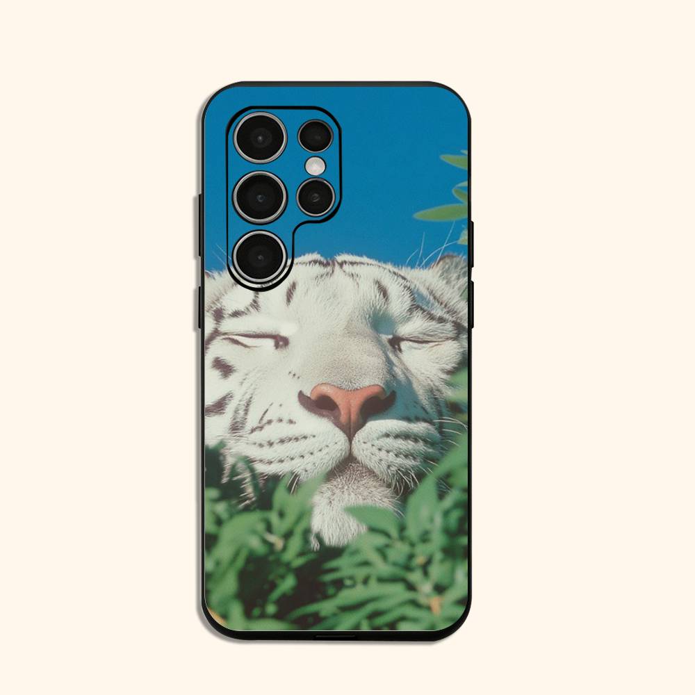 Чехол для телефона Лев и леопард Для Samsung Galaxy S 24,25,23,22,21,20 Plus Ultra 5G Lite Ударопрочный чехол