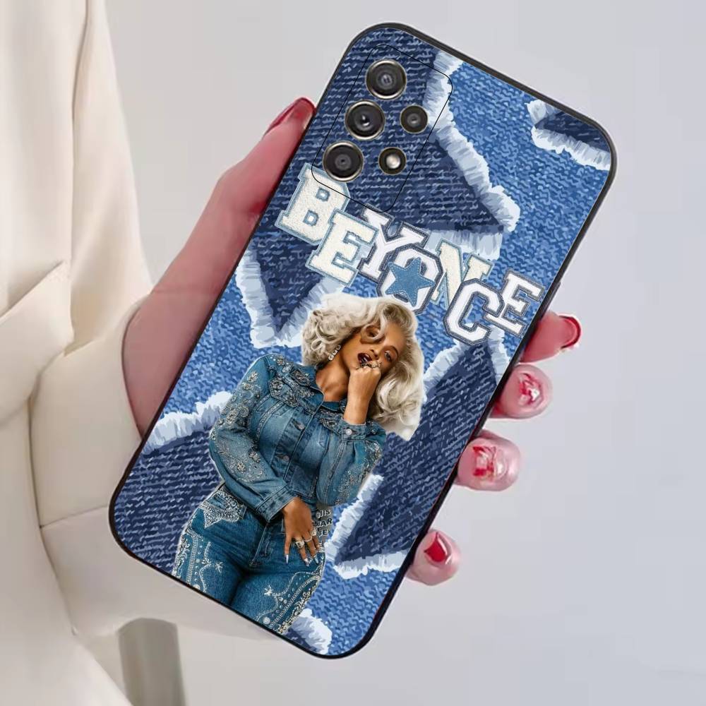 Singer B-Beyonce Phone Case For Samsung S25,S24,S21,S22,S23,S30,Ultra,S20,Plus,Fe,Soft Silicone Black Cover