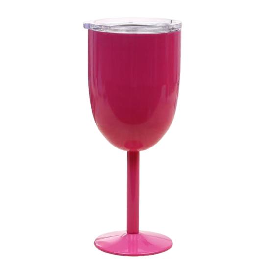 10 унций изолированный коктейльный бокал с двойными стенками и высокой крышкой стакан для коктейлей вина холодных напитков бокал из нержавеющей стали