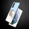 Чехол для телефона с забавным мультяшным котом для Samsung Galaxy S22 Pro S21 S20 Ultra FE S10 Lite 5G S10E S9 S8 Plus, мягкий черный чехол из ТПУ