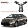 1 пара переднего бампера, кронштейн крепления, фиксатор Для Toyota Corolla 2017 2018 52116-02330 52115-02350,TO1043131 TO1042131