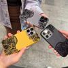 Black Pattern Phone Case for iPhone 14, 15, 16 Pro & 17 Pro - High-End Creative Design