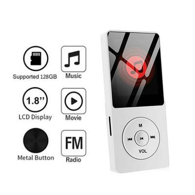 MP4/MP3 Плеер с Bluetooth Портативный Hi-Fi Звук Музыкальный Плеер 1.8" Экран FM-радио Диктофон Электронная книга USB Перезаряжаемый