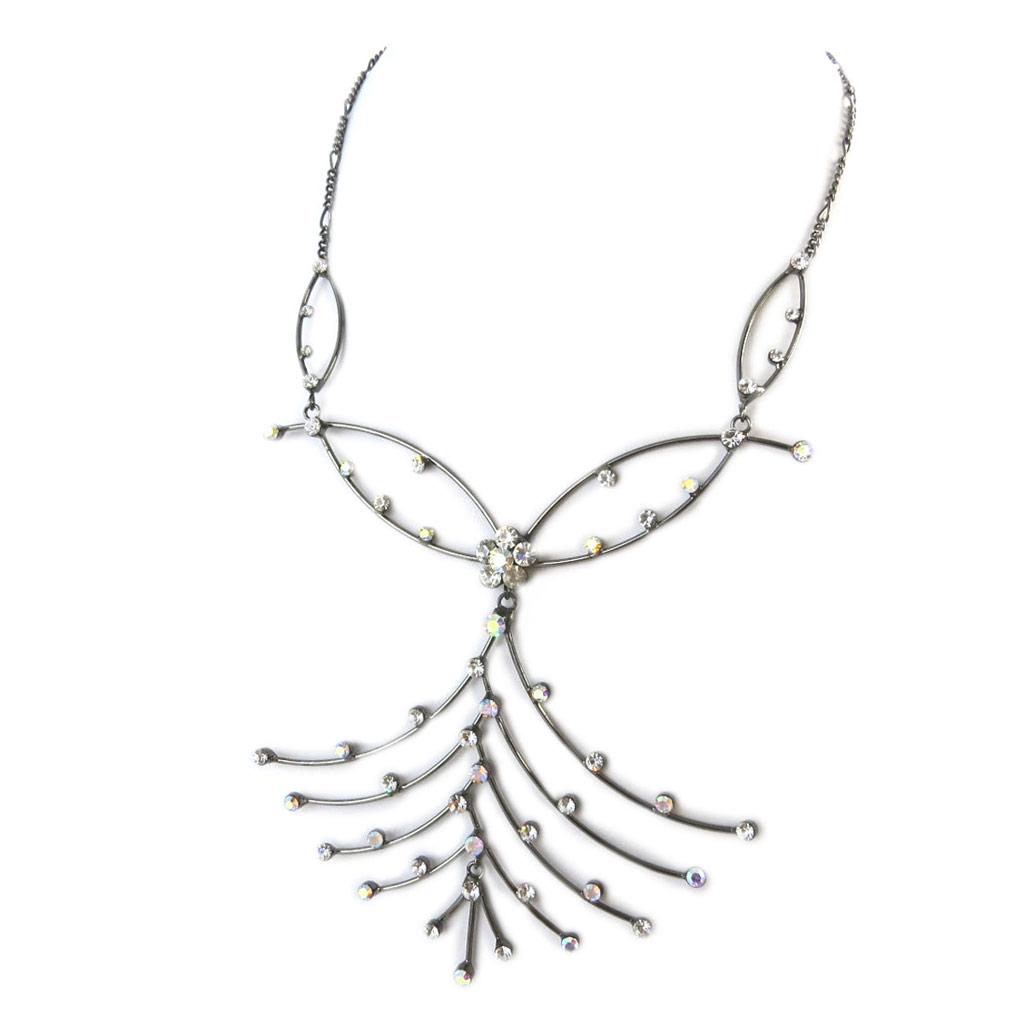 Les Trésors De Lily [D9991] — Белое дизайнерское колье «Розовое»