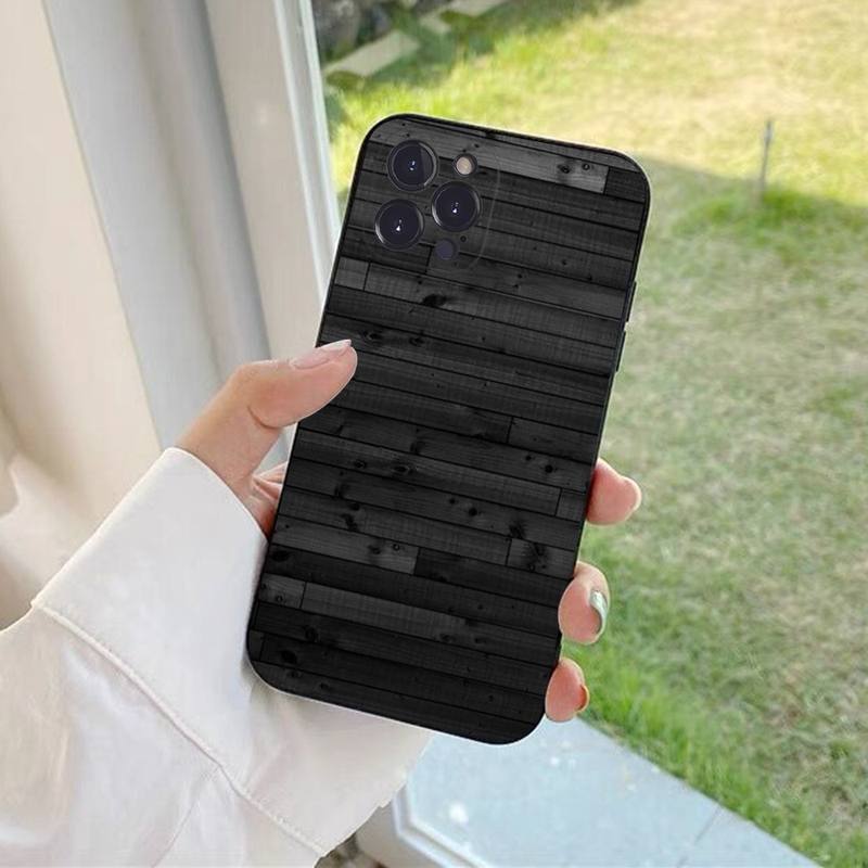 Carved Wood Phone Case For iPhone 13 Pro MAX 14 11 12 Mini X XS XR 6 7 8 Plus SE 2020 Soft TPU Cover