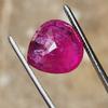 12 Cts Natural Mozambique Red Ruby Heart Shape Certified Heated Gemstone