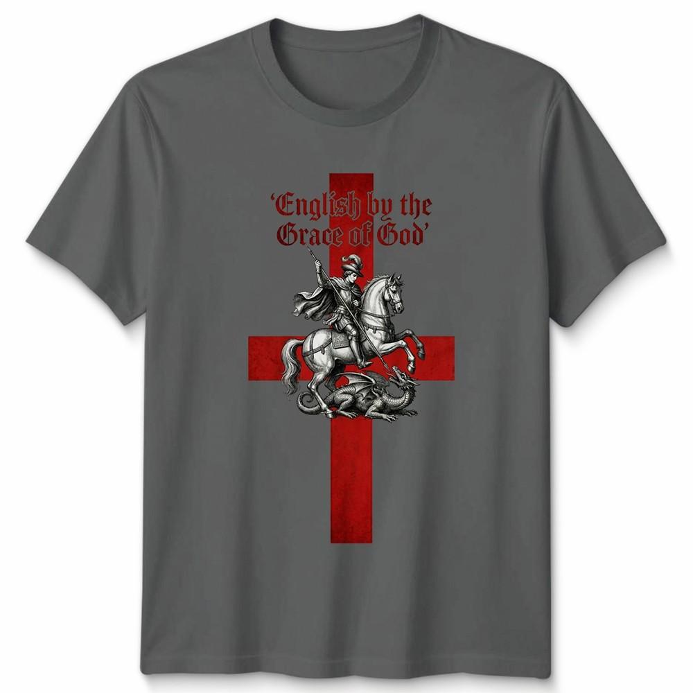 St Georges Day Unisex T Shirt English By The Grace Of God Knight England