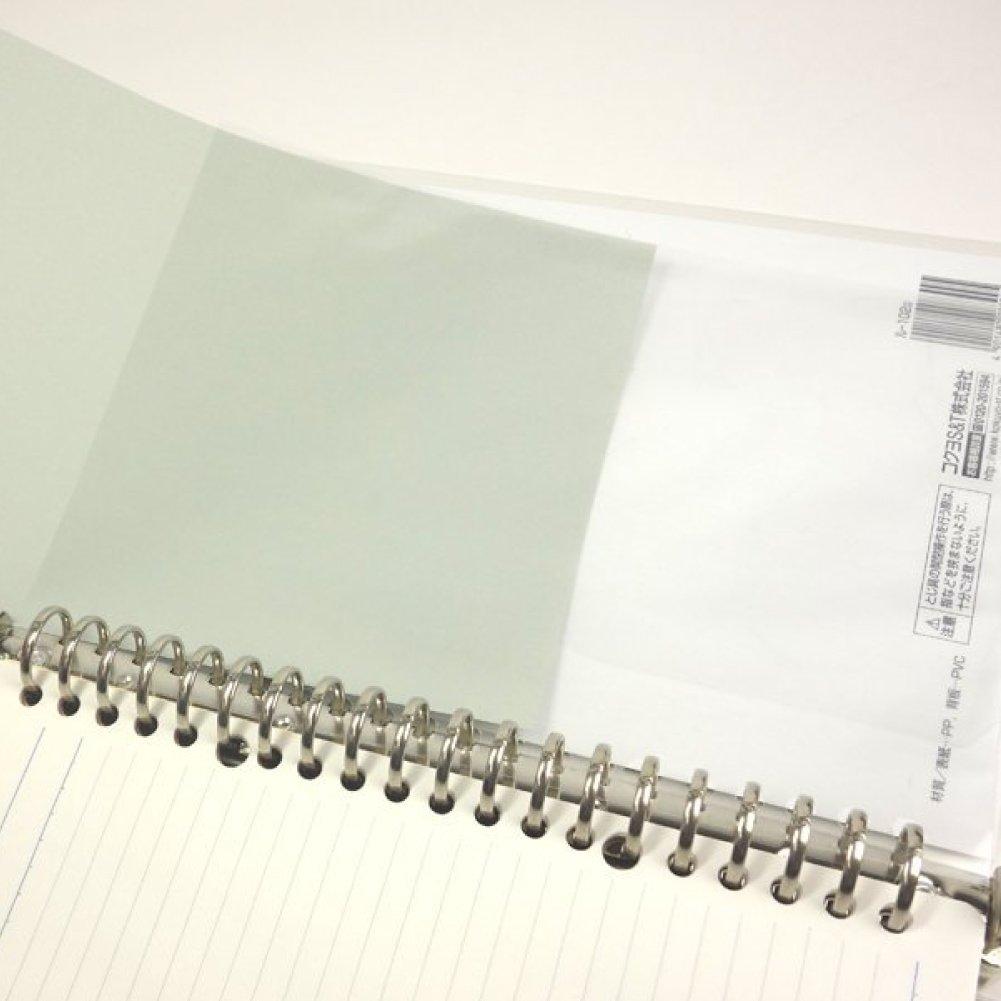 KOKUYO Campus Maximum 100 Loose-Leaf Binder, A5, 20-hole, Sheets, Green, RU-102G