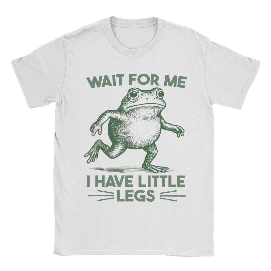 Wait for Me I Have Little Legs Penguin T Shirt Beach Pure Cotton T Shirts For Unisex Novelty Loose Tshirt Short Sleeves Tees