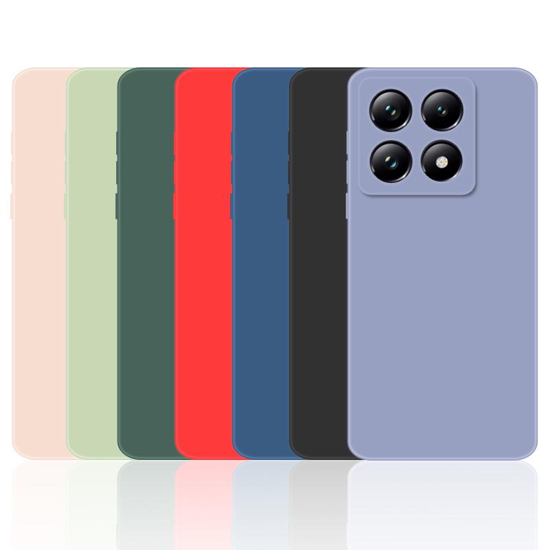 Для чехла Xiaomi 14T Pro Чехол Xiaomi Mi 14T Pro Мягкий Жидкий Силиконовый Бампер Щит Защитные Чехлы для Телефона Для Xiaomi 14T Funda