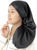 By Beauty Silk Night Cap for Long 6A Natural 19 Silk Cap with Adjustable Cylindrical Beautiful Prevents Split Ends [miery] [Recommended Professionals]