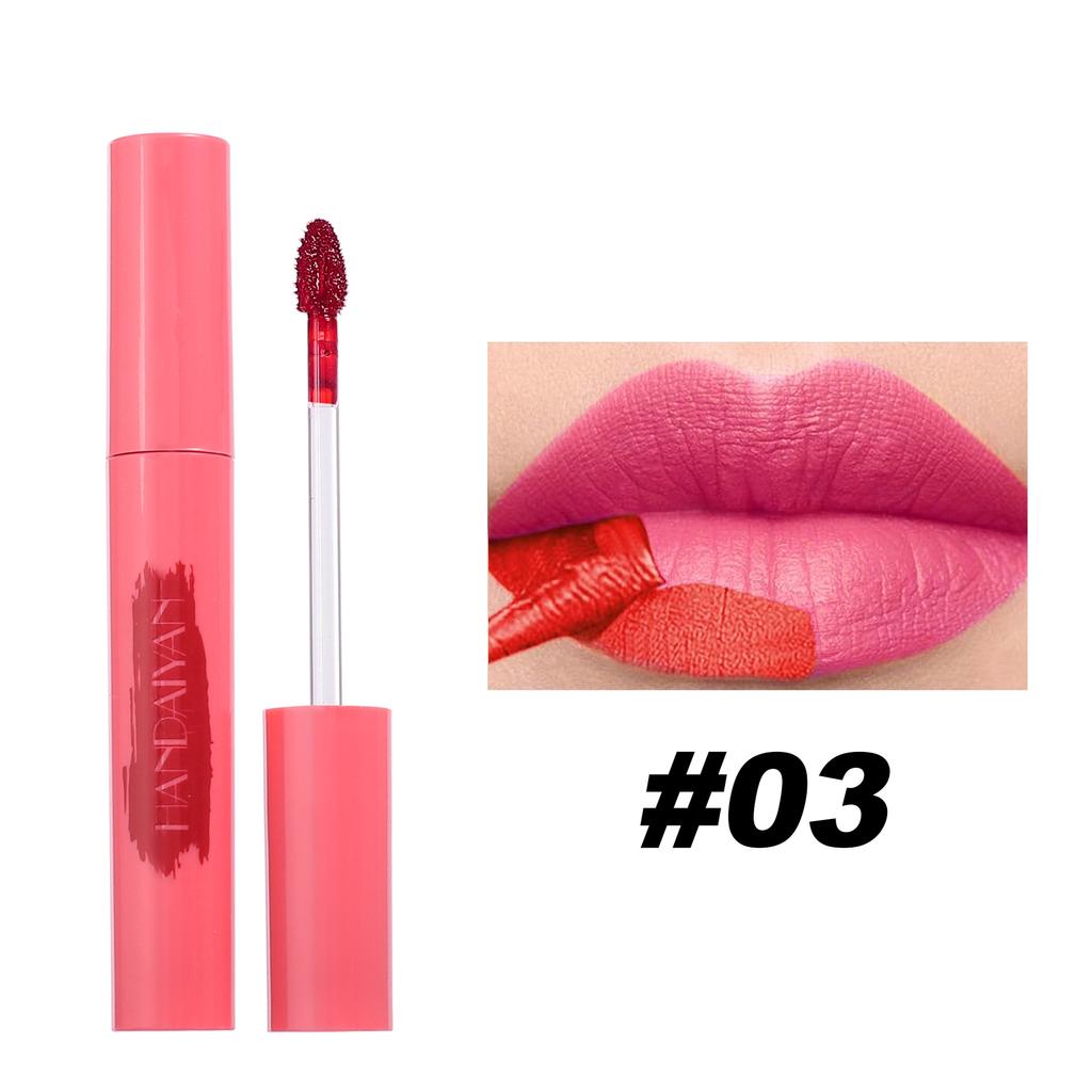 6-color Pull-off Lip Dye Lip Matte Mist Mouth Red Lip Glaze Does Not Fade Easily Waterproof Lip Makeup