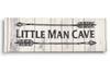 Stretched Canvas Quotes Wall Art Decor, Little Man Cave Wall Decor-twoRustic Wall Art Sign