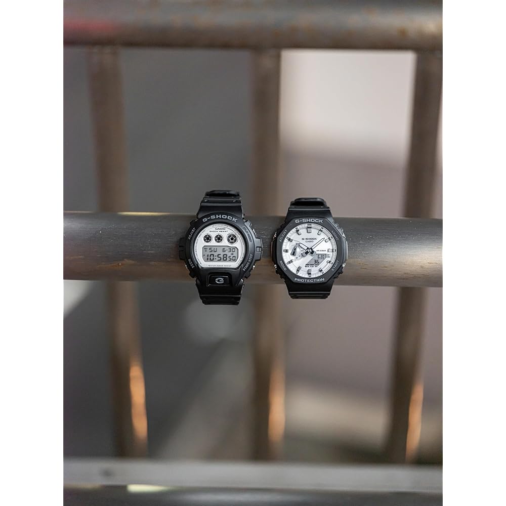 Casio G-Shock DW-6900WD-1JF Men's Watch Black and White Series Water Resistant Durable Design