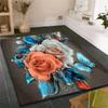 Модные современные коврики с узором золотой розы для комнаты, спальни, напольный коврик, ковры и ковры для дома, гостиной
