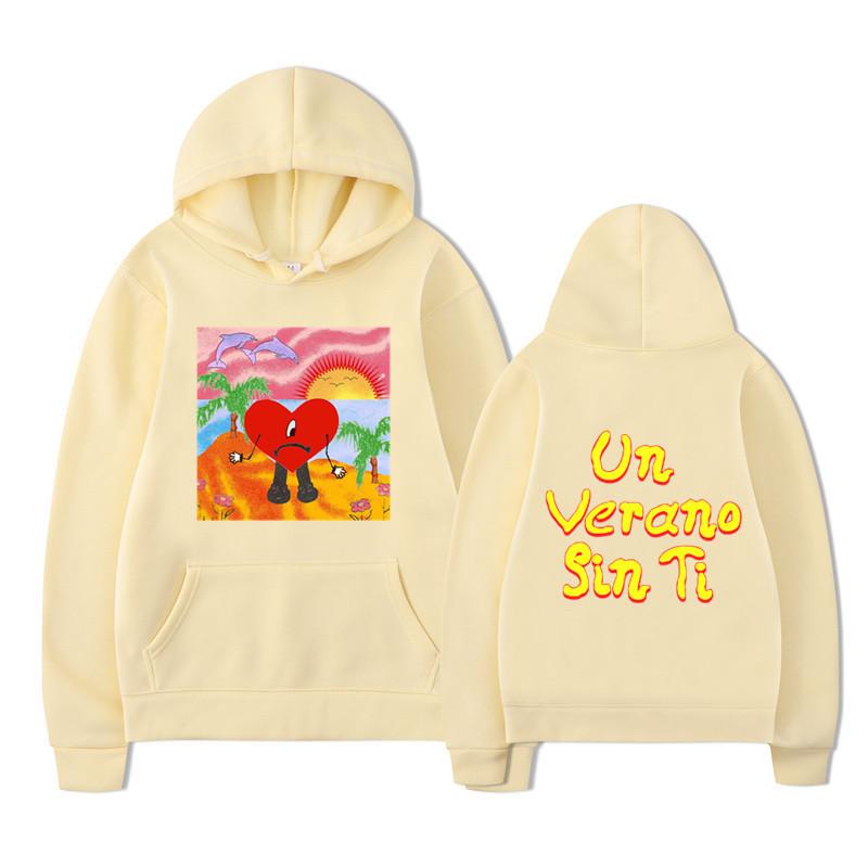 Year Un Verano Sin Ti Bad Bunny New Album Hoodie Hooded Men'S And Women'S Sweaters