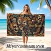 Celebration Theme Beach Towel Personalized Custom Name & Text Soft Quick Dry Beach Towel for Swimming Travel