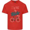 I Want to Ride My Bike Cycling Cyclist Unisexs Light Cotton TShirt