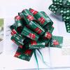 12/24PCS Christmas Pull String Bows Big 4.7 Inch Gift Bows Ribbon for Xmas Present Wrapping Florist Flower Basket DIY Decoration