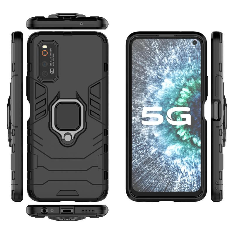 For Vivo iQOO Neo3 5G Case Armor Magnetic Suction Stand Full Edge Cover For Vivo iQOO Neo 3 Case Cover For Vivo iQOO Neo 3 6.57"